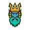 Poseidon Greek God Mascot