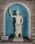 Poseidon statue god of sea in Greek mythology