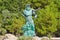 Poseidon statue in park in Crimea