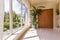 Posh hallway overlooking impressive garden