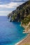 Positano beach from above