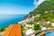 Positano coast seen from above