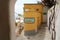 POSITANO, ITALY - JULY 3, 2018: characteristic alley in Positano town, Amalfi coast, Italy, Europe