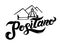 Positano. The name of Italian town on the Amalfi coast