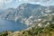 Positano viewed from the Path of the Gods hiking trail