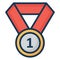 Position Medal Isolated Vector Icon easily editable