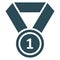 Position Medal Isolated Vector Icon easily editable