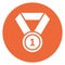 Position Medal Isolated Vector Icon easily editable