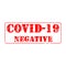 Positive Advertising Banner covid-19 disease caused by coronavirus. Viral pandemic worldwide. Stamp Effect