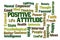 Positive Attitude Word Cloud