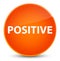 Positive elegant orange round button