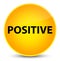 Positive elegant yellow round button