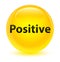 Positive glassy yellow round button