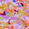 Positive joyful fantasy marble textured slab pattern in bold bright colors