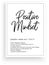 Positive mindset definition  vector. Minimalist poster design. Wall decals  coffee noun description