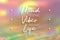 Positive mint, vibes and life poster. Inspirational quote banner.