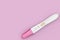 Positive Plastic Pregnancy Test. 3d Rendering
