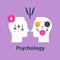 Positive psychology concept, psychological test, control feelings, mood swing