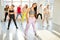 positive youth training hip hop in dance studio, dance classes for teens