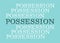 Possession repeat word poster