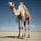 Post-apocalyptic Futurism A Camel\\\'s Journey In The Desert