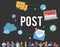 Post Blog Social Media Share Online Communication Concept