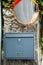 post box, embedded in a stone wall