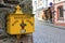 A post box in a little village of Vianden, Luxembourg