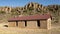 Post Hospital`s storehouse at the Fort Davis National Historic Site in Fort Davis, Texas.