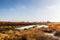 Post mining land at a peat excavation site in Northwestern Germany