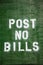 Post no bills