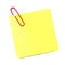 Post it note isolated