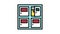 post office box color icon animation