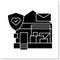 Post office glyph icon
