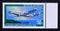 Post stamp Germany, 1980, Lockheed super constellation 1950