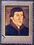 Post stamp with portrait of Nicholas Copernicus printed Poland