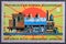 Post stamp type 5 1893 steam train, locomotives I japanese series