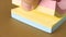 Post it super sticky notes. Colors pastel stick remember reminder