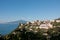 Postacrd View to Napoli, Vesuvio and Villages of Amalfi coast in South Italy
