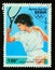 Postage stamp Benin 1995, Olympic Games tennis player