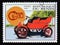 Postage stamp Benin, 1997. Ford, 1903 Vintage Car