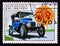 Postage stamp Benin, 1997. Stanley, 1913 Vintage Car