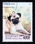 Postage stamp Benin, 1998. Pug Dog Canis lupus familiaris