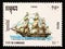 Postage stamp Cambodia, 1990, Dumont d`Urville`s Ship L`Astrolabe, 1826