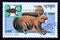Postage stamp Cambodia, 1993, Red Giant Flying Squirrel, Petaurista petaurista