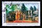 Postage stamp Cambodia 1998. Bayon Dance Traditional dance