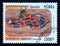 Postage stamp Cambodia, 1999, Eastern Coral Snake, Micrurus fulvius