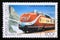 Postage stamp Congo Republic Brazzaville 1999. Locomotive Trans Europe Express Germany