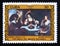 Postage stamp Cuba 1986. The Five Senses, Anomio Flamingo painting