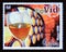 Postage stamp Cuba 2002. Wine Glass and Barrels